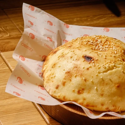 Лепешка, кунжут